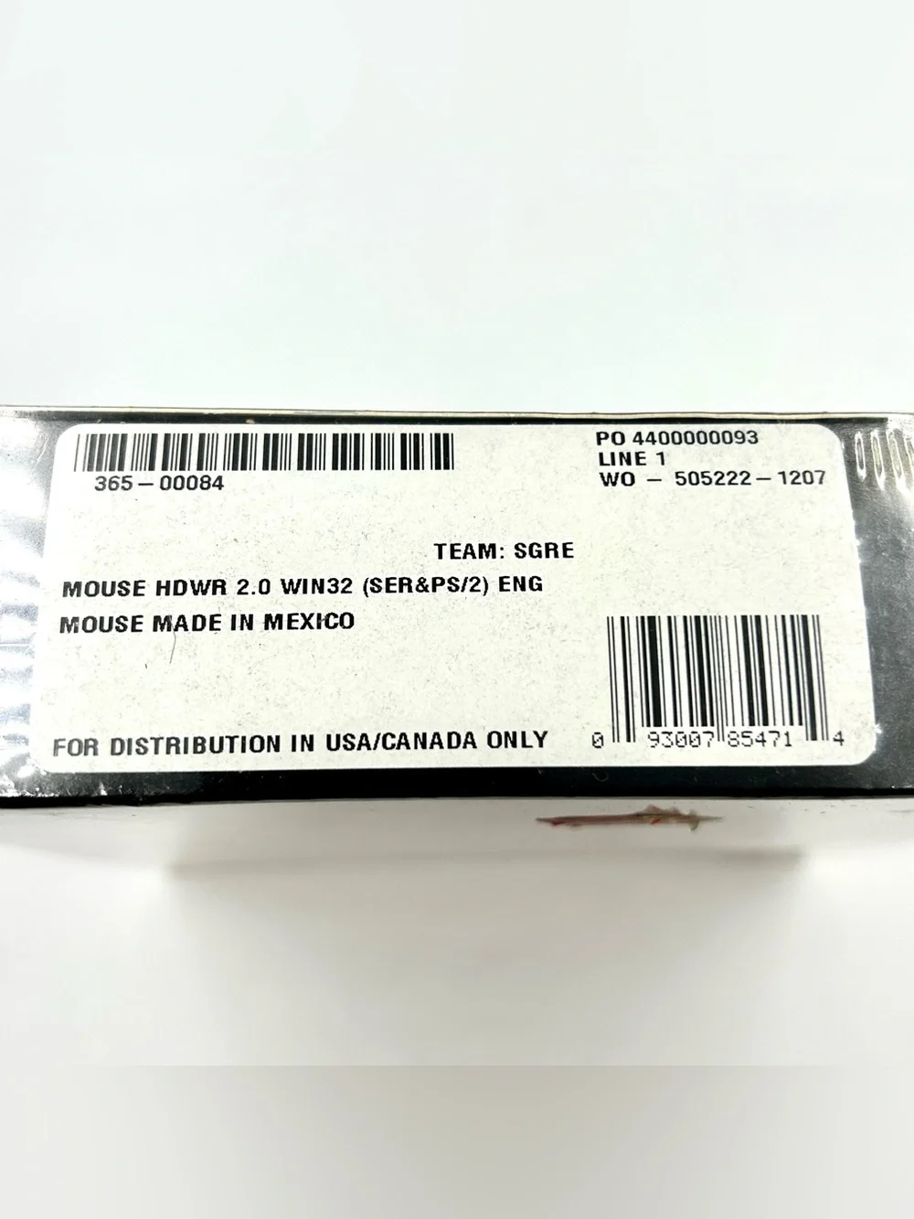 Vintage Microsoft 2 Button PS/2 Computer Mouse New Sealed Intellipoint WIN32